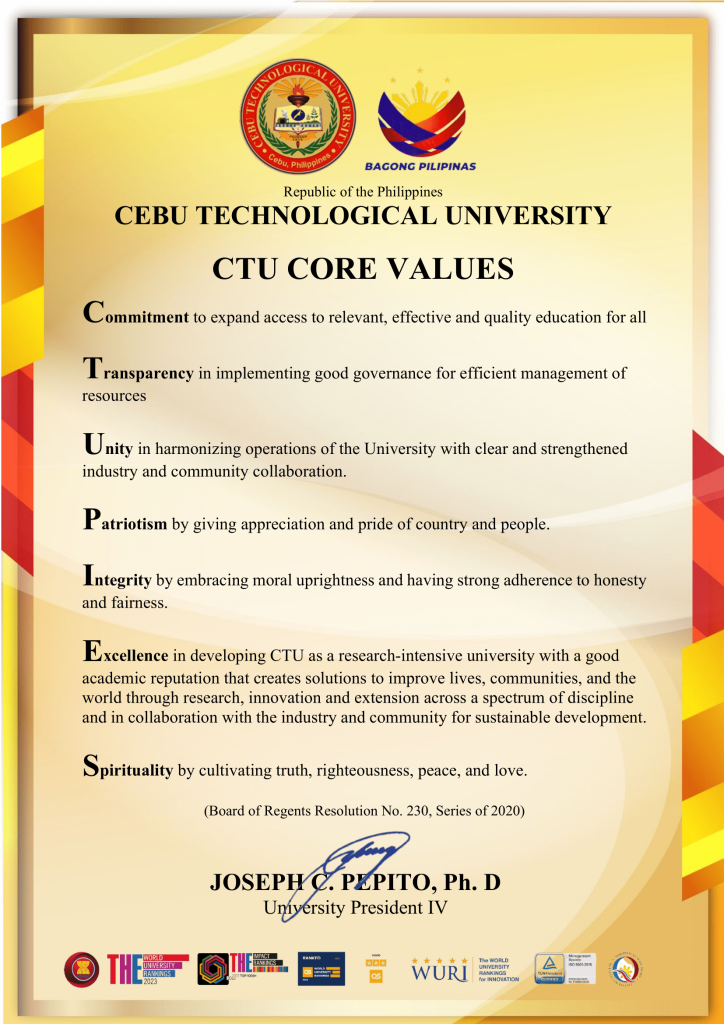 CTU Core Values